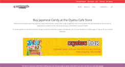 Desktop Screenshot of oyatsucafe.com